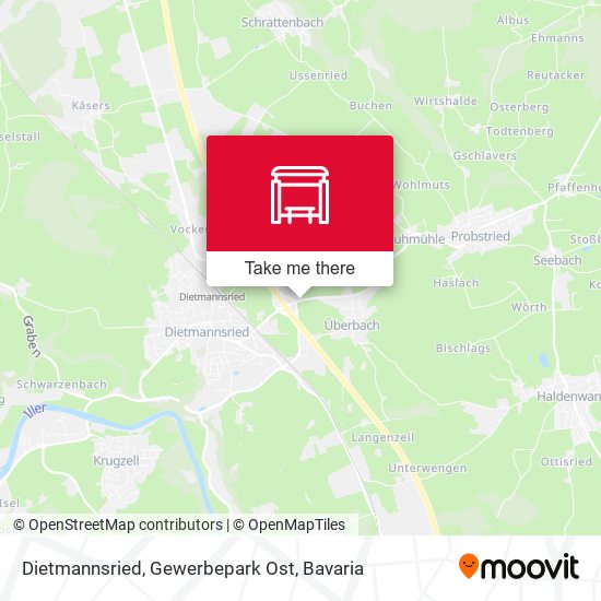 Dietmannsried, Gewerbepark Ost map