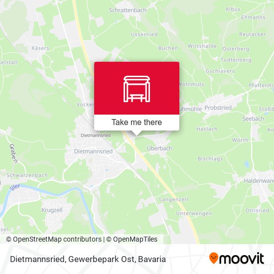 Dietmannsried, Gewerbepark Ost map