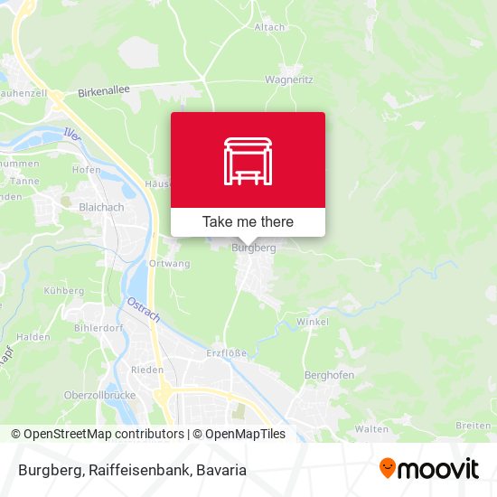Burgberg, Raiffeisenbank map
