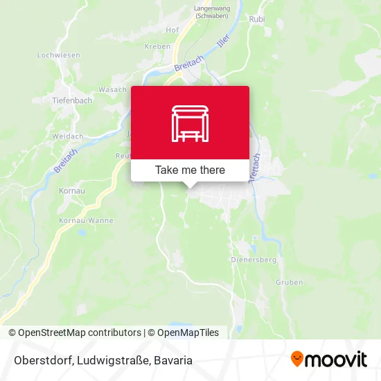 Карта Oberstdorf, Ludwigstraße