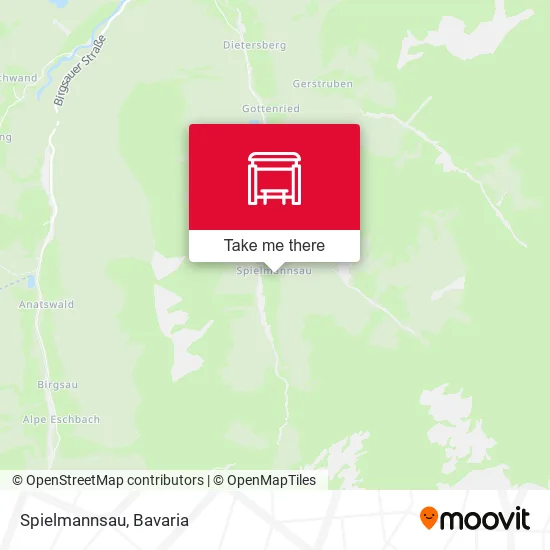 Карта Spielmannsau