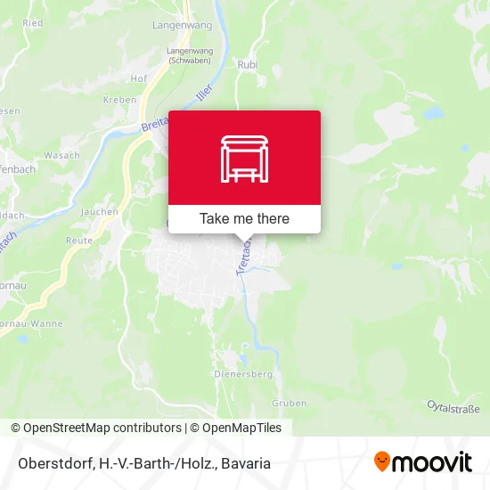 Карта Oberstdorf, H.-V.-Barth-/Holz.