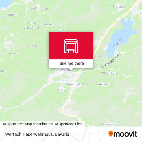 Wertach, Feuerwehrhaus map