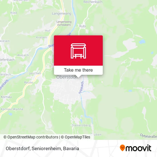 Карта Oberstdorf, Seniorenheim