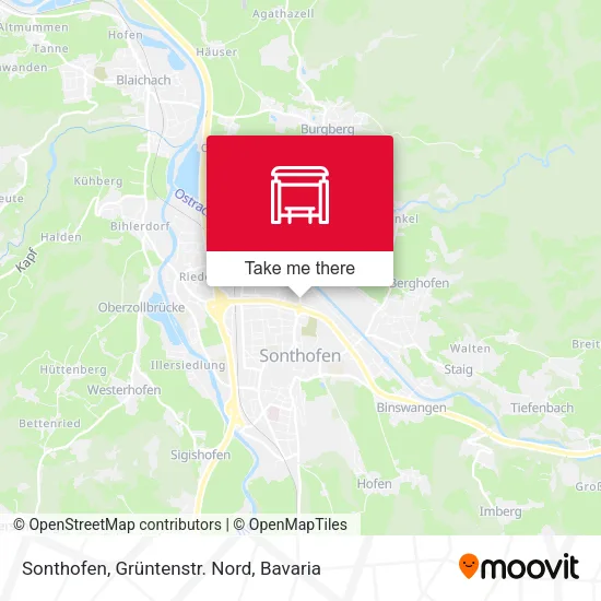 Карта Sonthofen, Grüntenstr. Nord