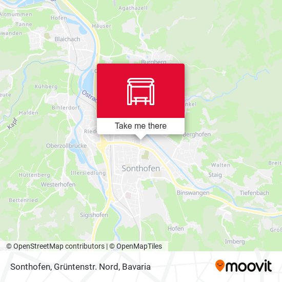 Sonthofen, Grüntenstr. Nord map