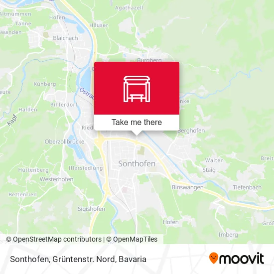 Карта Sonthofen, Grüntenstr. Nord