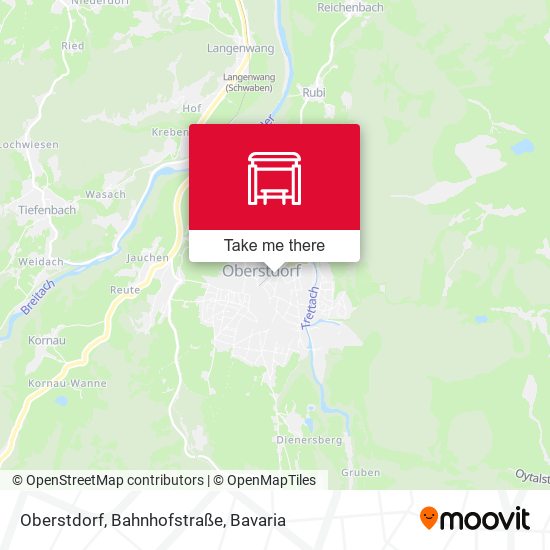 Oberstdorf, Bahnhofstraße map