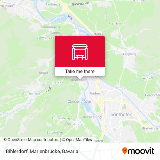 Bihlerdorf, Marienbrücke map