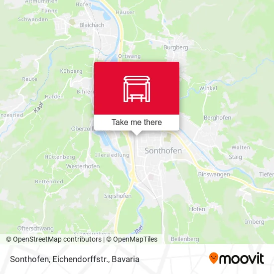 Карта Sonthofen, Eichendorffstr.