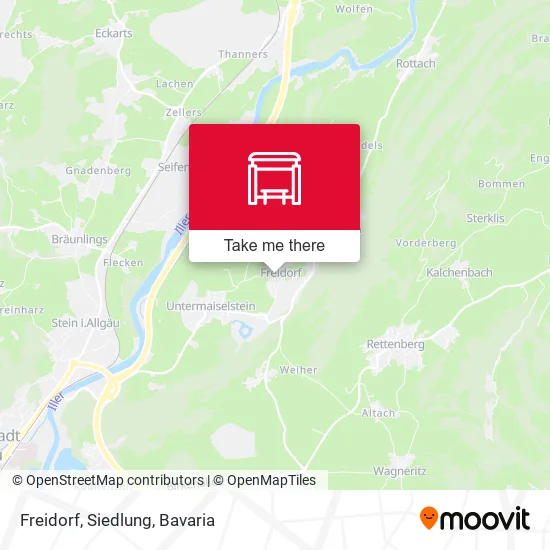 Карта Freidorf, Siedlung