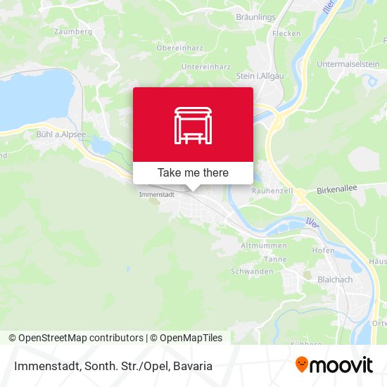 Immenstadt, Sonth. Str./Opel map