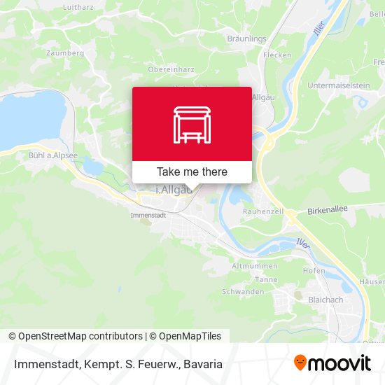 Immenstadt, Kempt. S. Feuerw. map
