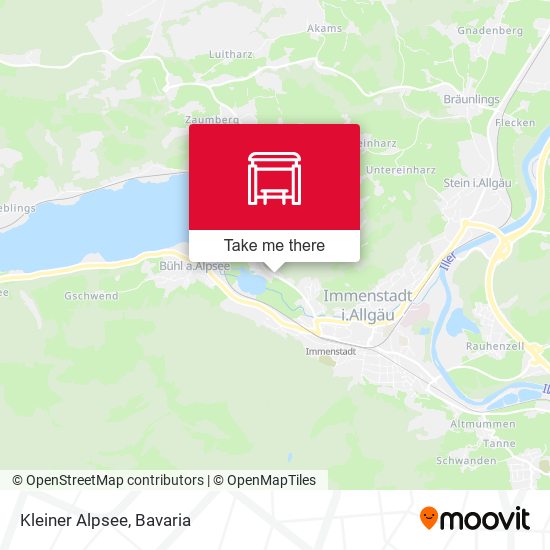 Kleiner Alpsee map