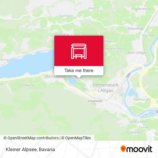 Карта Kleiner Alpsee