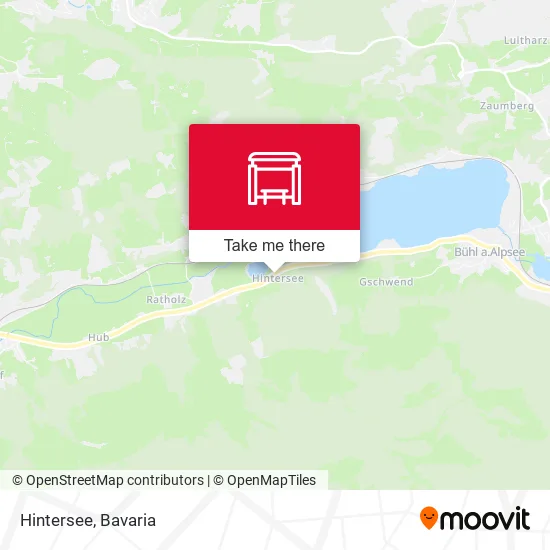 Карта Hintersee