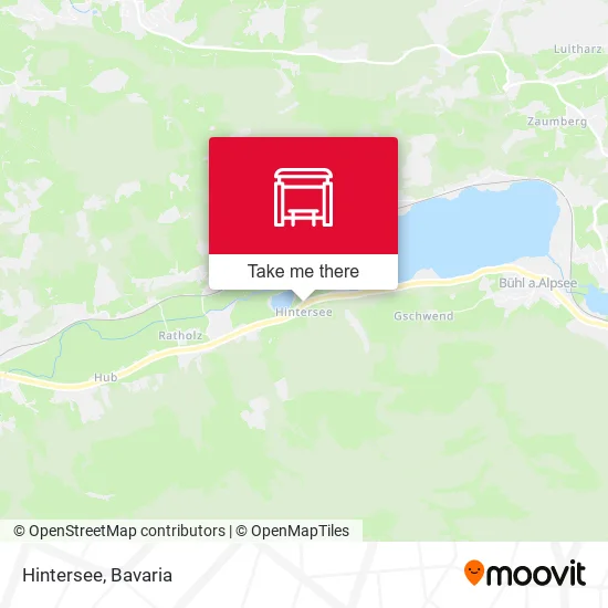 Карта Hintersee