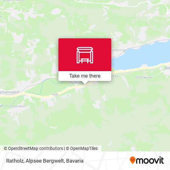 Ratholz, Alpsee Bergwelt map