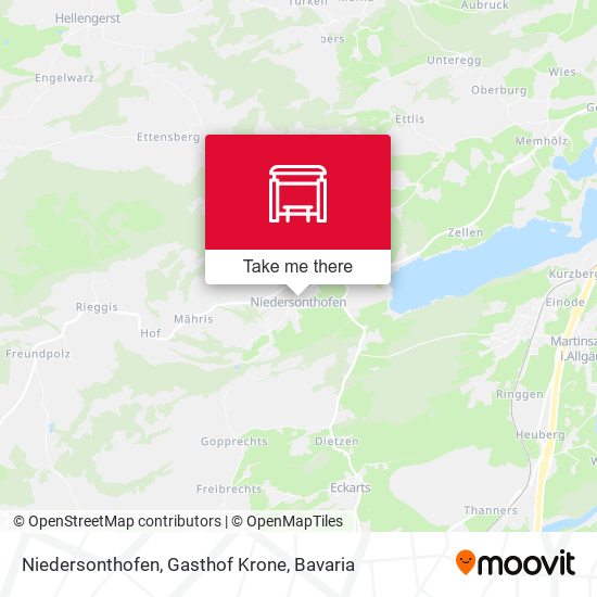 Niedersonthofen, Gasthof Krone map