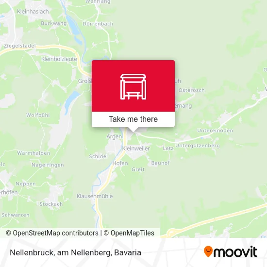 Карта Nellenbruck, am Nellenberg