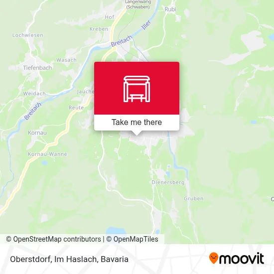 Oberstdorf, Im Haslach map
