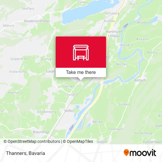 Карта Thanners