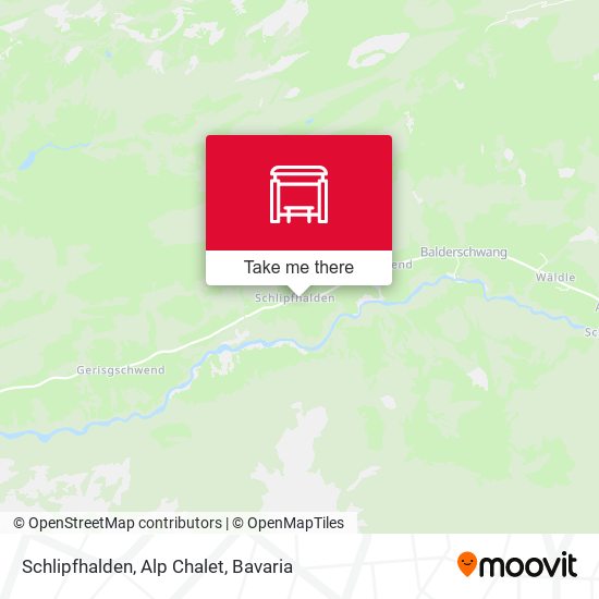 Schlipfhalden, Alp Chalet map