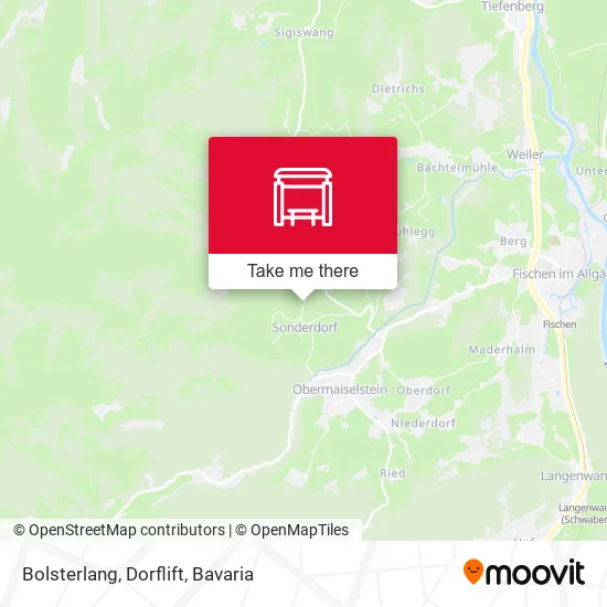 Карта Bolsterlang, Dorflift