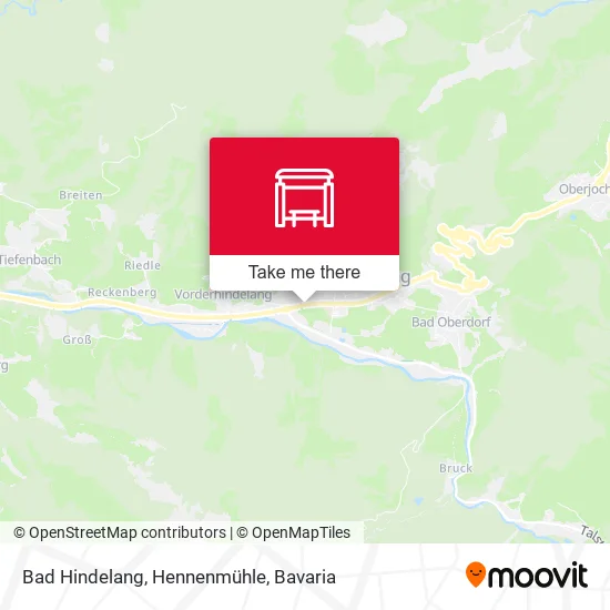 Карта Bad Hindelang, Hennenmühle