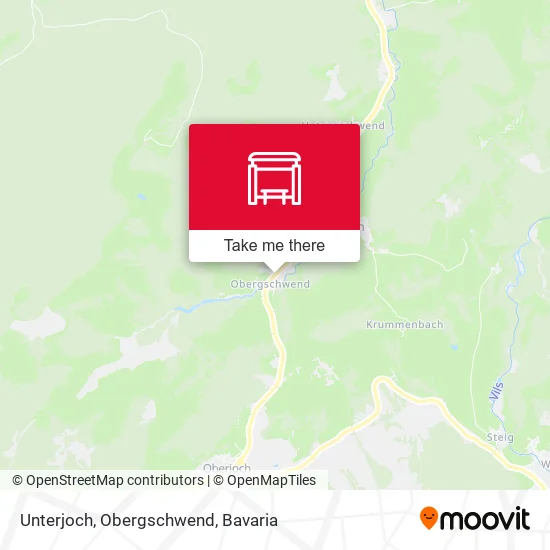 Карта Unterjoch, Obergschwend