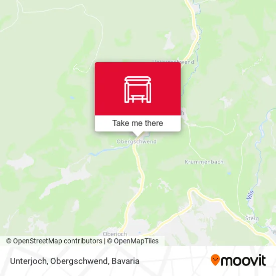 Карта Unterjoch, Obergschwend
