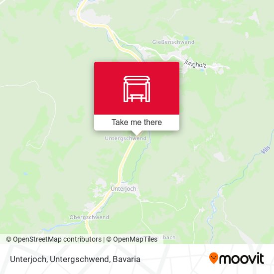 Unterjoch, Untergschwend map