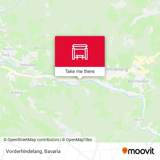 Карта Vorderhindelang