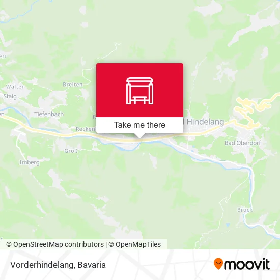 Карта Vorderhindelang