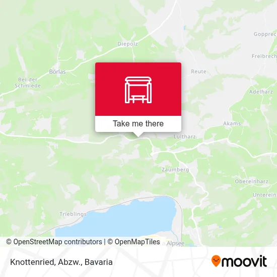 Knottenried, Abzw. map