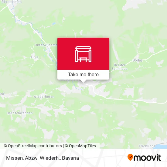 Карта Missen, Abzw. Wiederh.