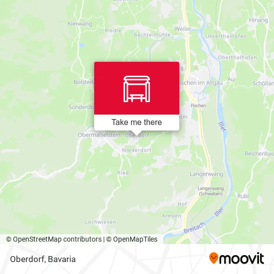 Карта Oberdorf