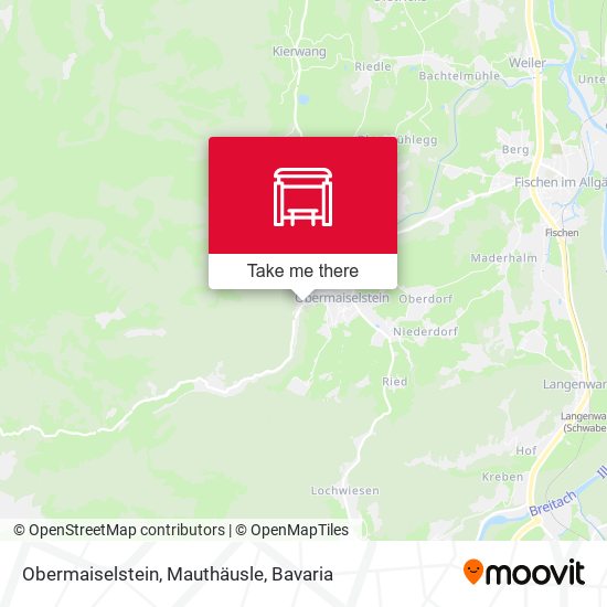 Obermaiselstein, Mauthäusle map