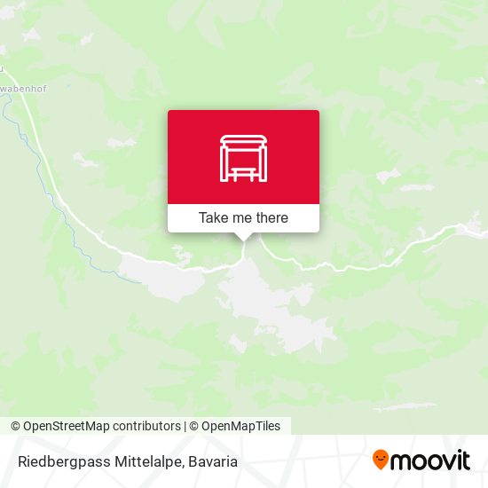Riedbergpass Mittelalpe map