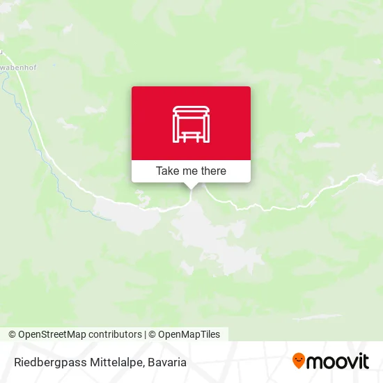 Карта Riedbergpass Mittelalpe