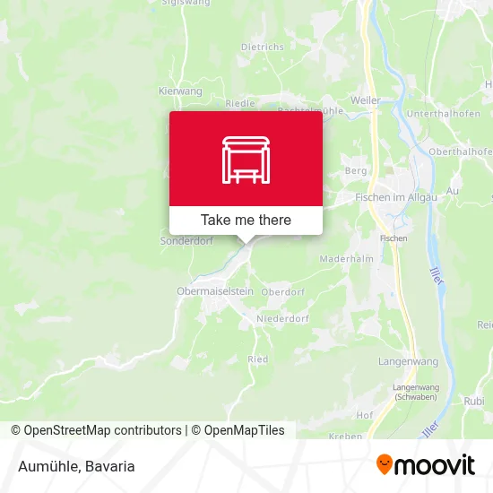 Aumühle map