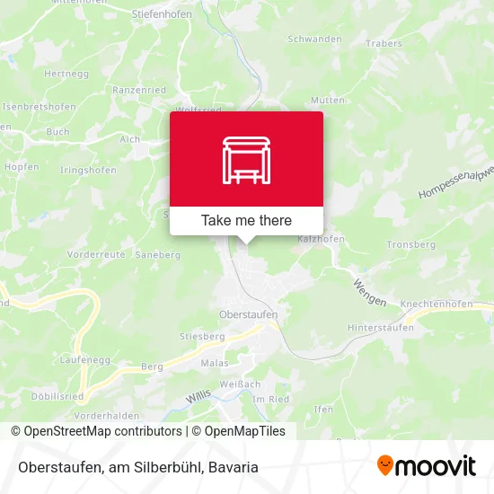 Карта Oberstaufen, am Silberbühl