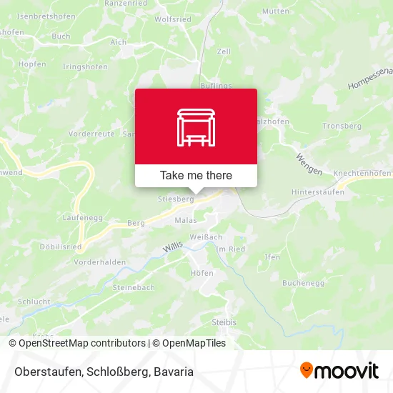Карта Oberstaufen, Schloßberg