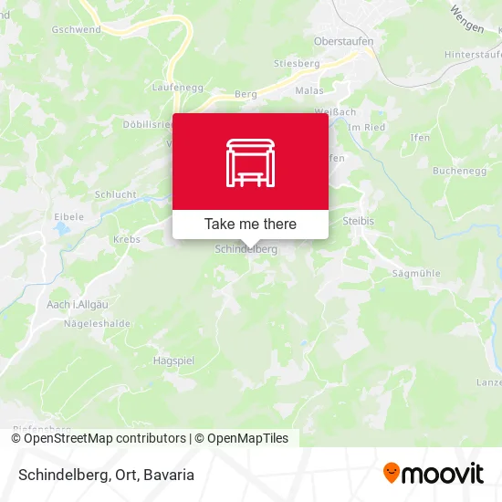 Карта Schindelberg, Ort