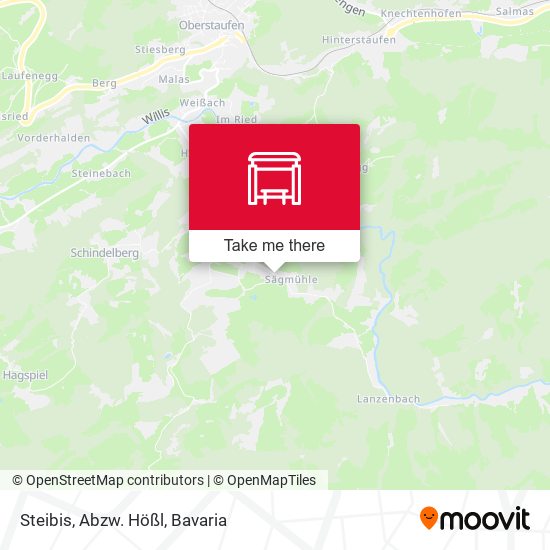 Steibis, Abzw. Hößl map