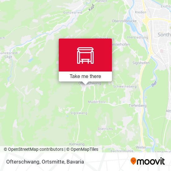 Ofterschwang, Ortsmitte map