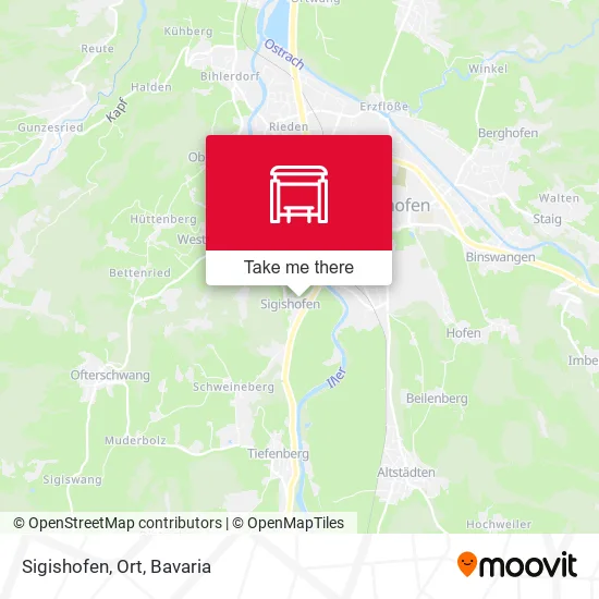 Карта Sigishofen, Ort