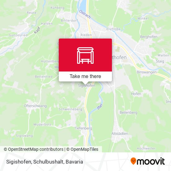 Sigishofen, Schulbushalt map