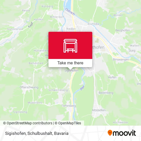 Карта Sigishofen, Schulbushalt