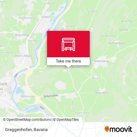 Карта Greggenhofen
